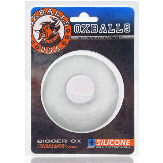 Bigger Ox Cock Ring - Clear Ice