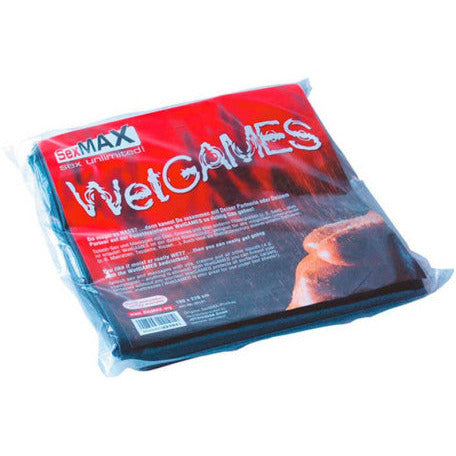SexMAX WetGAMES Vinyl Sheet 180 x 220 cm - Black