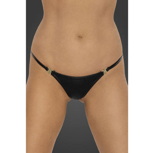 Power Wetlook Panty with Gold Clasp