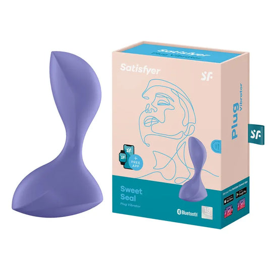 Satisfyer Sweet Seal Vibrating Anal Plug - Lilac