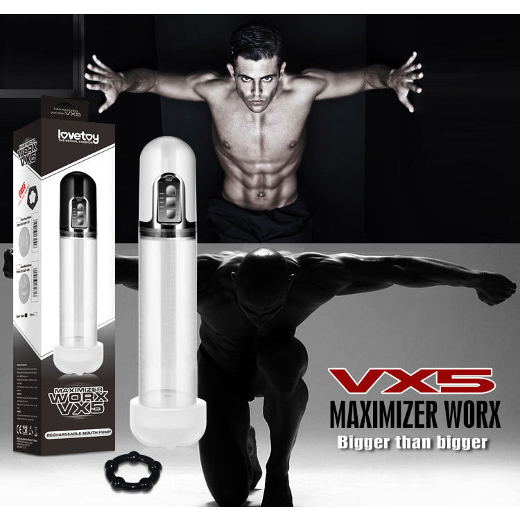 Maximizer Worx VX5 Rechargeable Pump-  White
