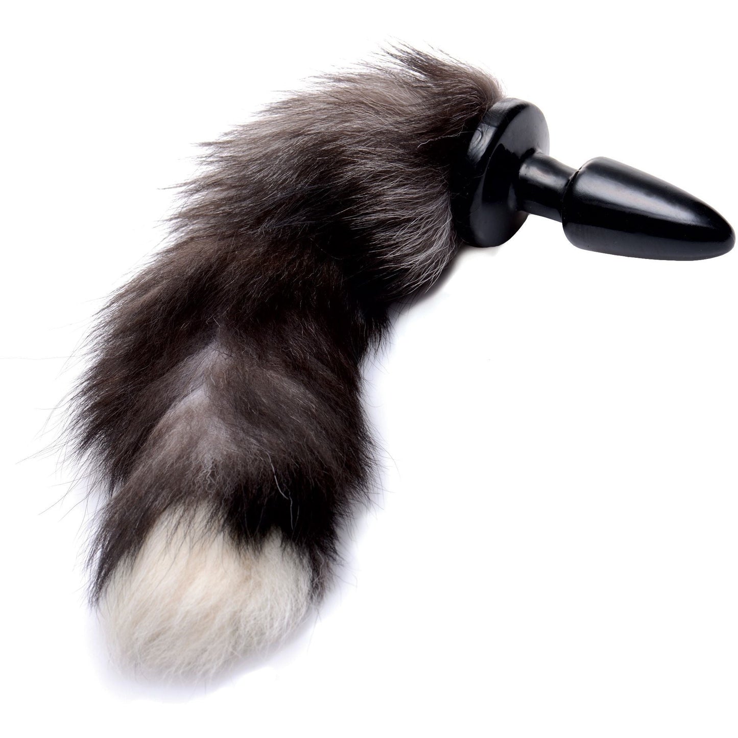 Fox Tail Anal Plug - Grey