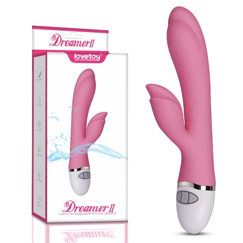 Dreamer II 7 Speed Rechargeable Vibrator Pink
