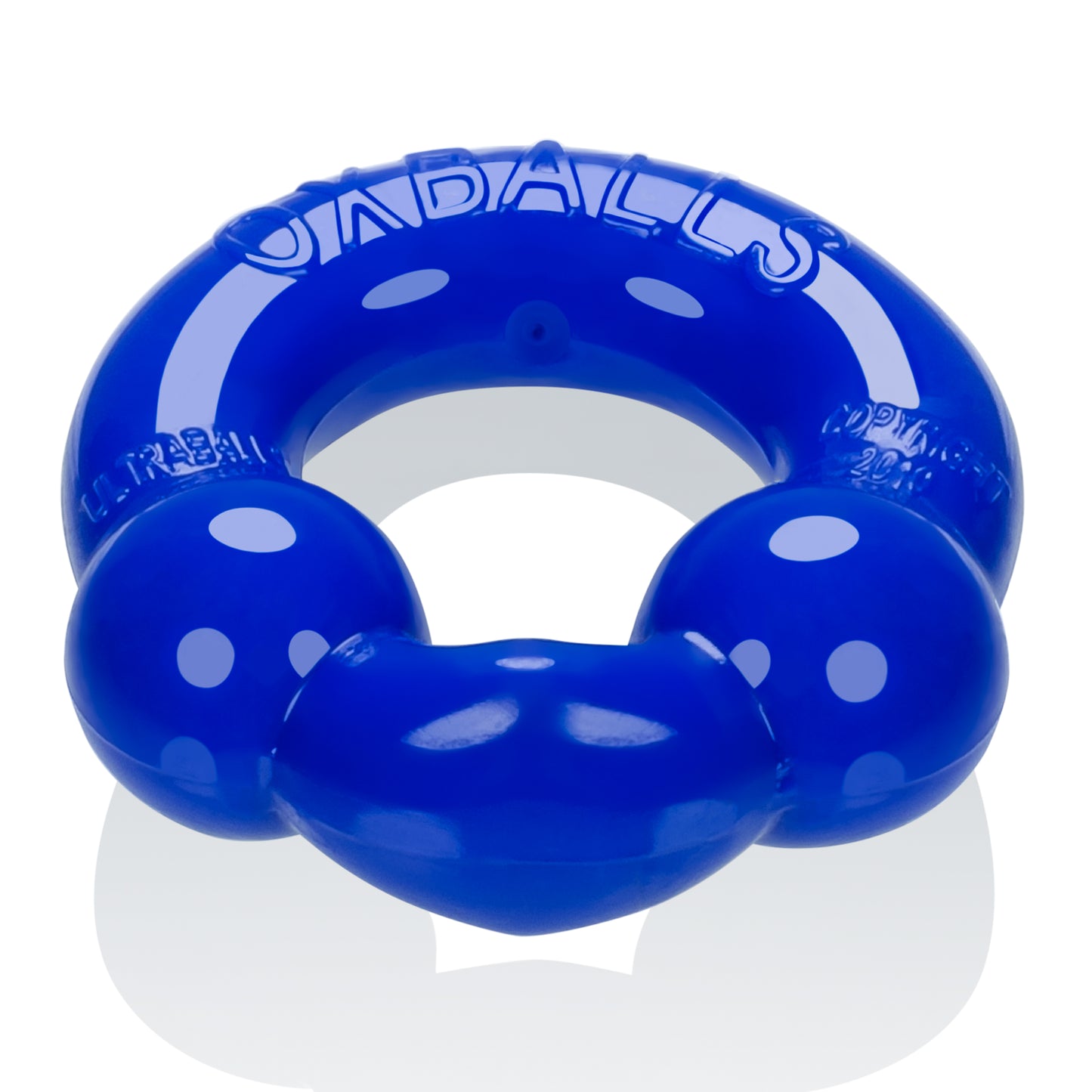 Ultraballs 2 Pack Cockring - Black And Police Blue