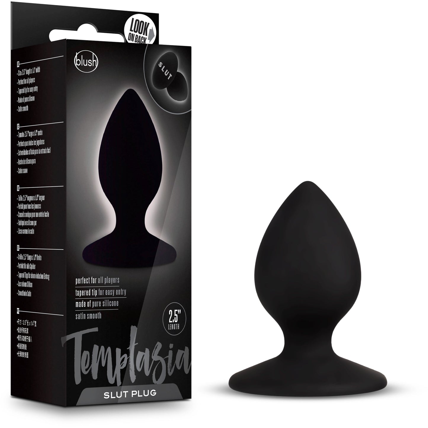 Temptasia Slut Plug  - Black