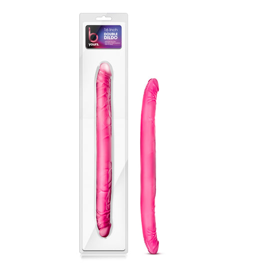 B Yours Double Dildo - Pink 16"