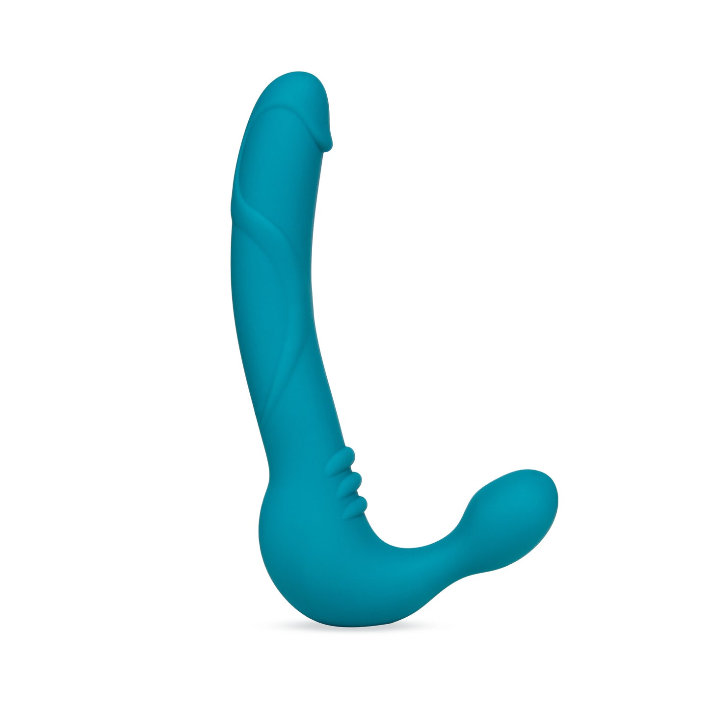 Temptasia Luna Strapless Silicone Dildo - Teal