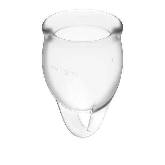 Feel confident Menstrual Cup Transparent 2pcs