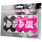 Bad Girl-Black/Pink Pasties