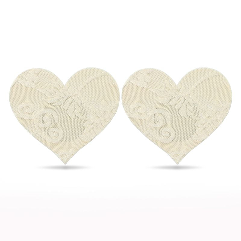 Lace Heart and Flower Nipple Pasties Twin Pack