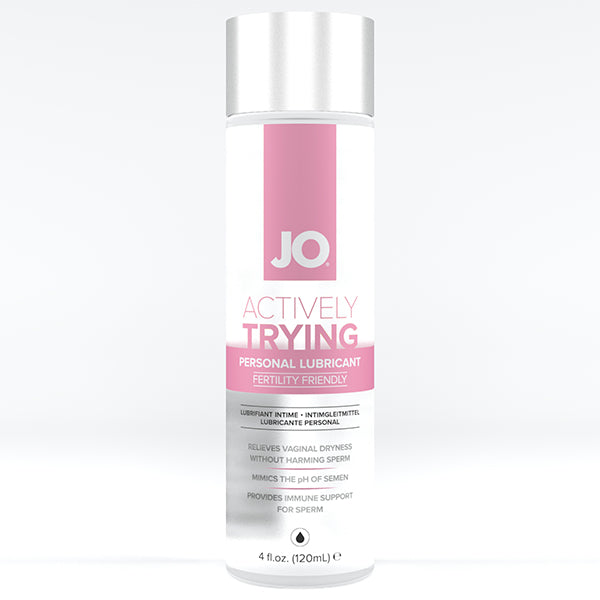 JO Actively Trying Lubricant - 4oz / 120 ml (T)