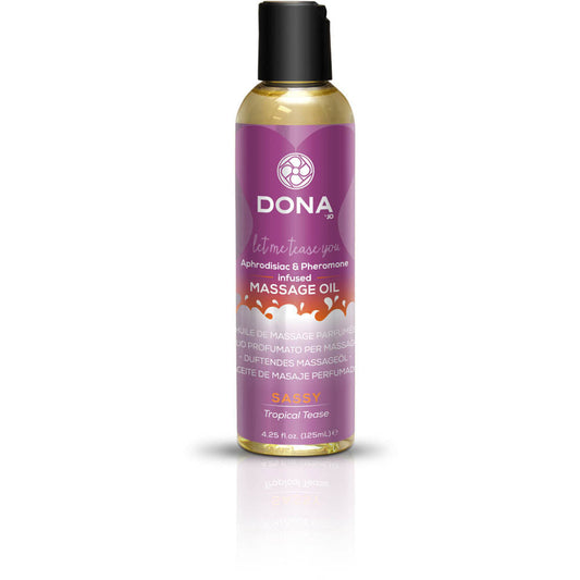 Dona Scented Massage Oil Sassy Aroma: - Tropical Tease 120ml