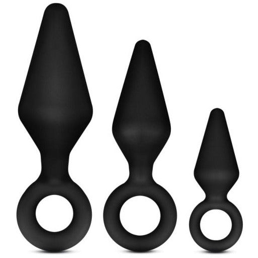 Anal Adventures Platinum Silicone Loop Plug Kit