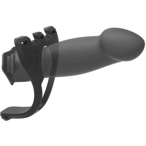 Be Bold 2 Pc Hollow Silicone Strap-On Set - 8" Large Dong
