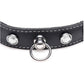Bling Vixen Leather Choker with Clear Rhinestones