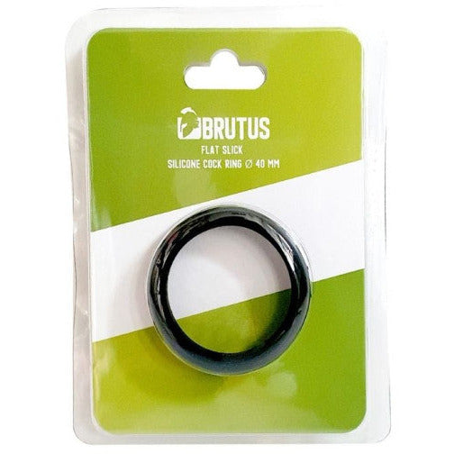 Brutus Flat Slick Cock Ring - 40mm