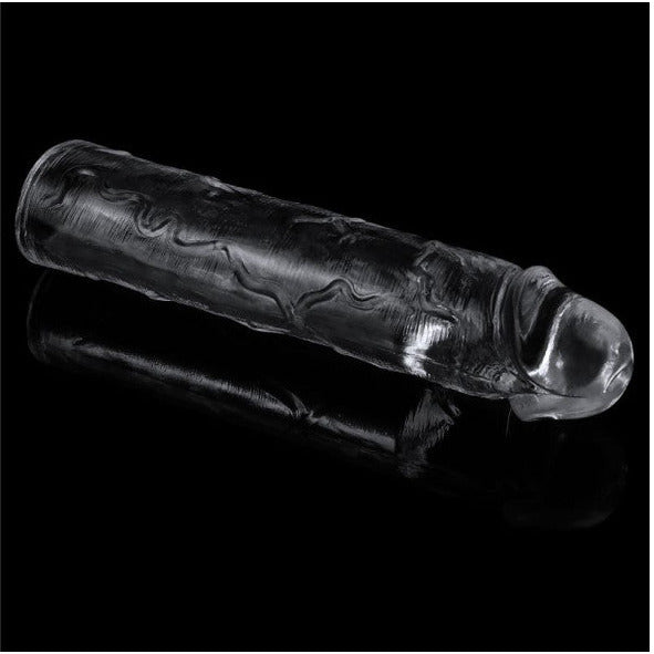 Clear Penis Extender Sleeve - Plus 2in