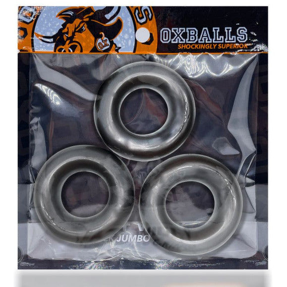 Fat Willy 3 Pc Jumbo Cock Rings - Black