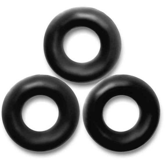 Fat Willy 3 Pc Jumbo Cock Rings - Black