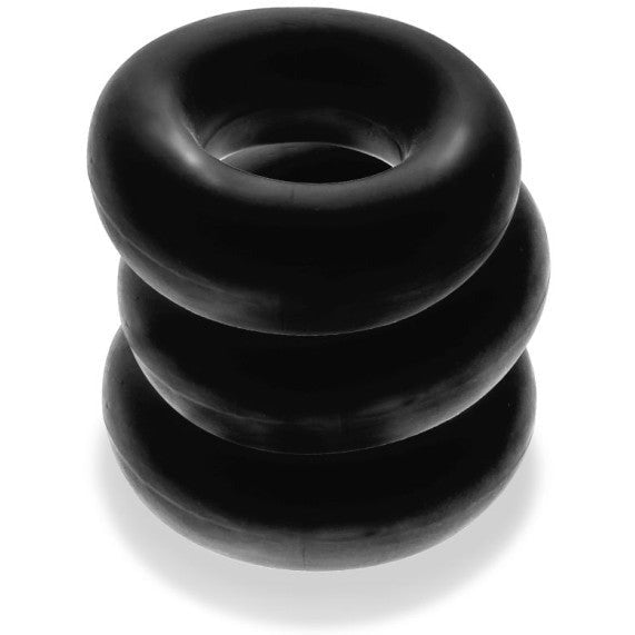 Fat Willy 3 Pc Jumbo Cock Rings - Black