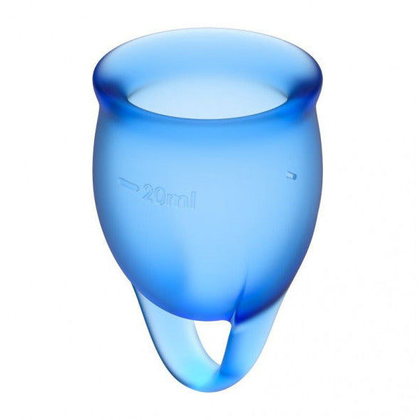 Feel confident Menstrual Cup Dark Blue 2pcs