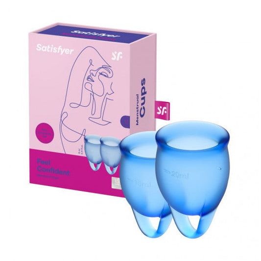 Feel confident Menstrual Cup Dark Blue 2pcs