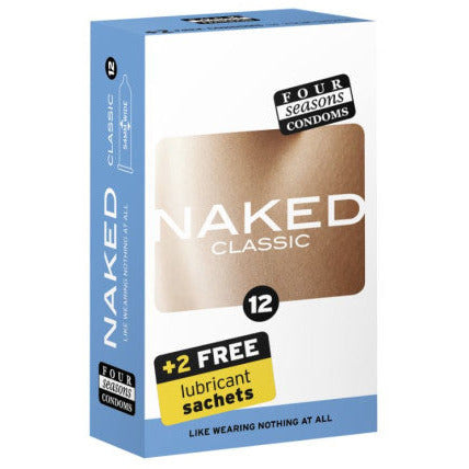 Four Seasons Naked Classic Condom - 12 Pc