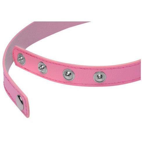 Kinky Kitty Ring Slim Choker - Pink