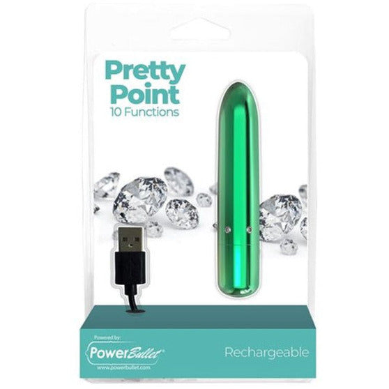 Pretty Point 4" Power Bullet - Teal