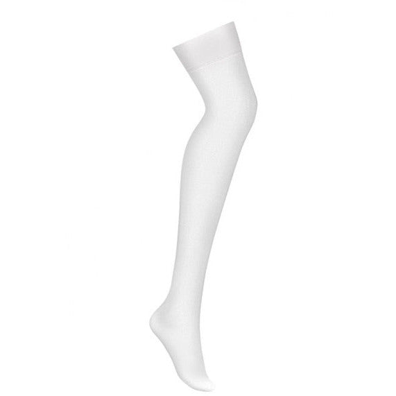 S800 Sheer Stockings - White L/XL