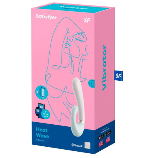 Satisfyer Heat Wave Connect App Warming Rabbit Vibrator Mint