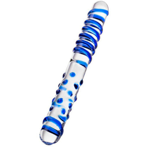 Sexus Glass Dildo Duo Dong - 22cm