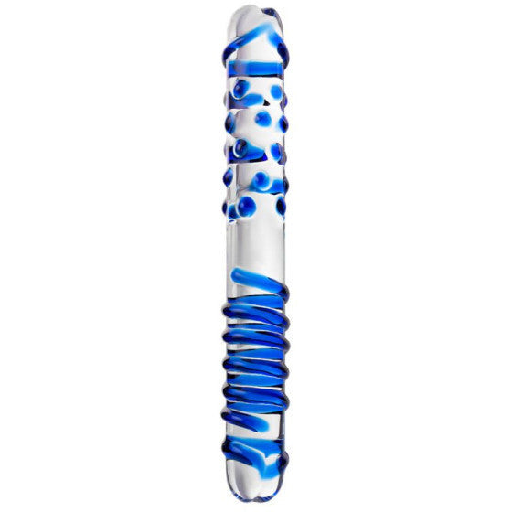 Sexus Glass Dildo Duo Dong - 22cm