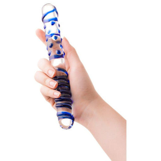 Sexus Glass Dildo Duo Dong - 22cm