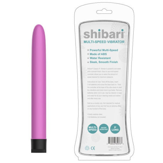 Shibari Multi-Speed Vibrator 9" - Pink