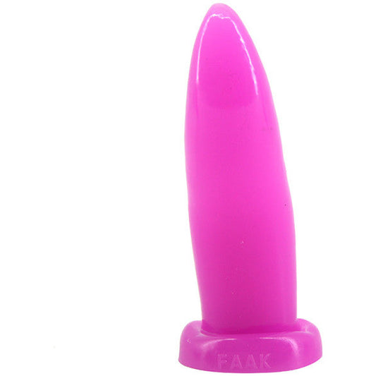 Tongue Shape Anal Plug - Purple