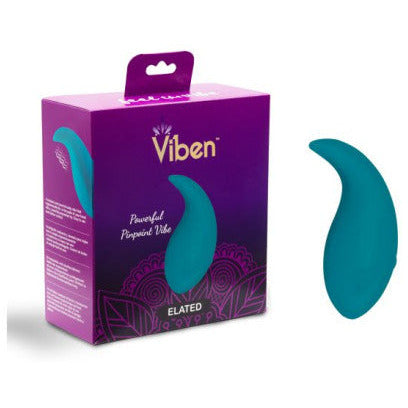 Viben Elated Pinpoint Rechargeable Vibe - Ocean