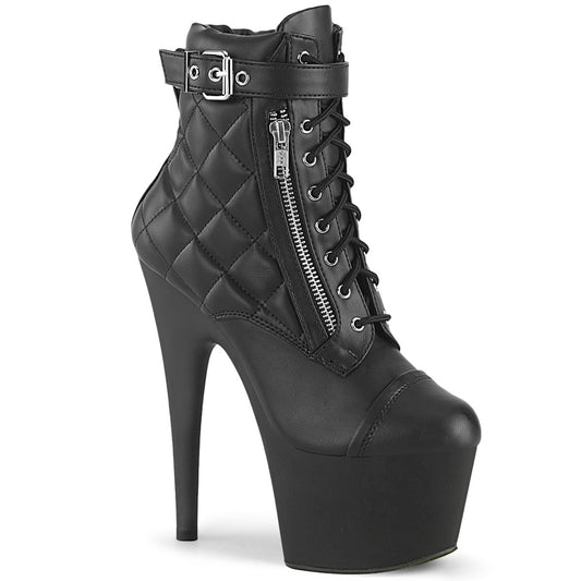 ADORE-700-05 Quilted Pattern Ankle Boot
